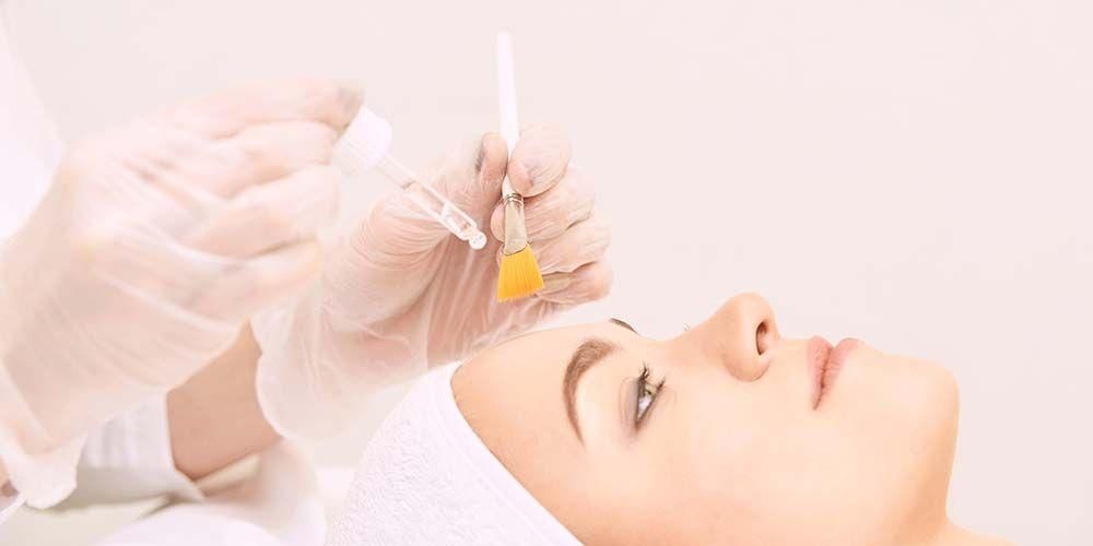 التقشير الكيميائي ، طريقة العلاج لبشرة الوجه المتوهجة